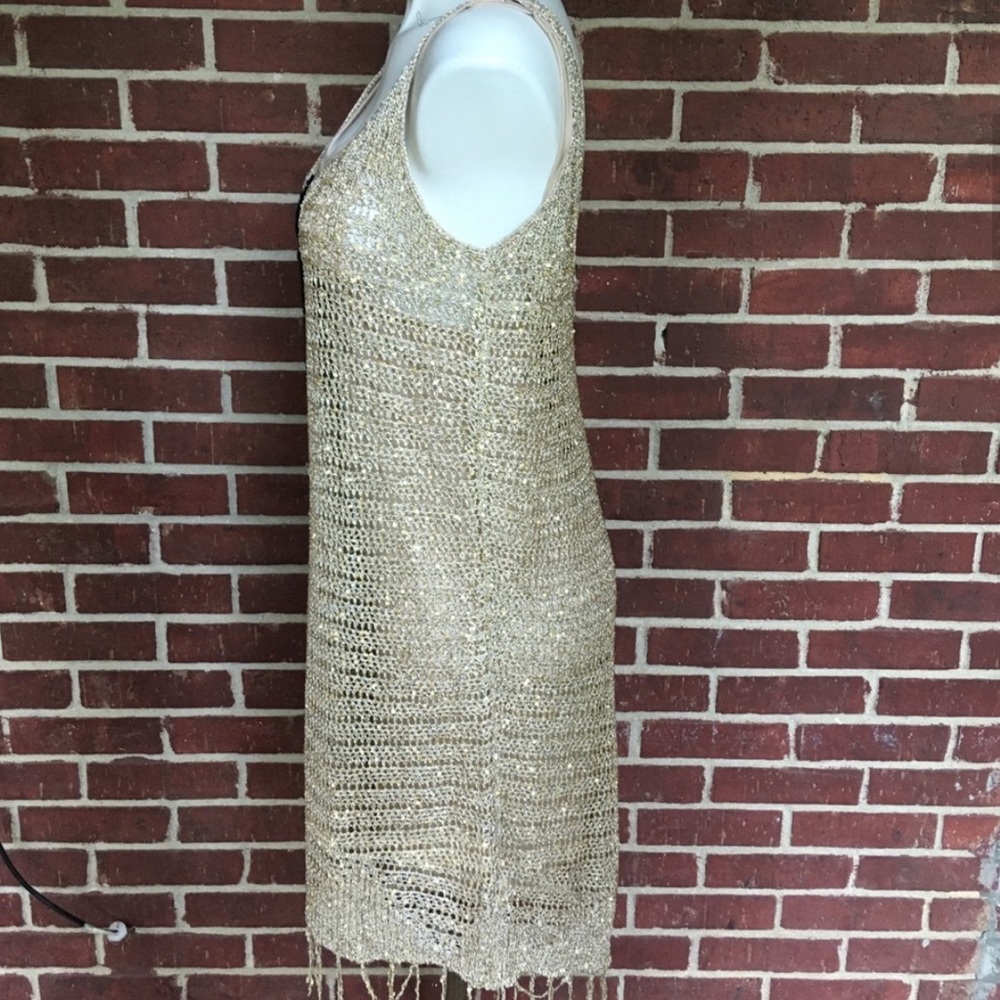 Free People sequin embroidered dress size M - Picture 6 of 8